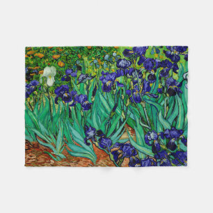 PixDezines van gogh/lila Irises/st. remy Fleecedecke