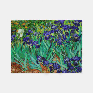 PixDezines van gogh/lila Irises/st. remy Fleecedecke