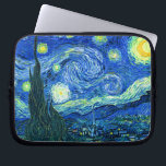 PixDezines Van Gogh Starry Night/St Remy Laptopschutzhülle<br><div class="desc">Van Goghs berühmtes Gemälde "The Starry Night". In den 1880er Jahren, als er während seines bleibe am Asyl von Saint Remy bemalt wurde, stellte van Gogh die sanften Hügel und Zypressen dar, die er aus seinem Fenster sah. Digitale Verstärkung durch PixDezines. Copyright © 2008-2016 PixDezines.com™ und PixDezines™ auf zazzle.com. Alle...</div>