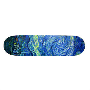PixDezines van Gogh-Sternennacht Skateboard