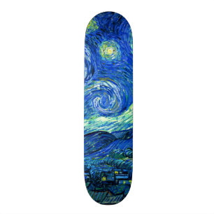 PixDezines van Gogh-Sternennacht Skateboard