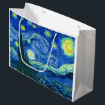 PixDezines van gogh sternige Nacht/st. Remy Große Geschenktüte<br><div class="desc">Van Goghs berühmtes Gemälde "The Starry Night". In den 1880er Jahren, als er während seines bleibe am Asyl von Saint Remy bemalt wurde, stellte van Gogh die sanften Hügel und Zypressen dar, die er aus seinem Fenster sah. Digitale Verstärkung durch PixDezines. Copyright © 2008-2016 PixDezines.com™ und PixDezines™ auf zazzle.com. Alle...</div>