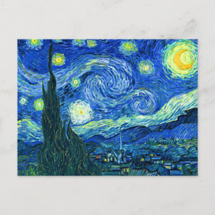 PixDezines van gogh Sternnacht Postkarte