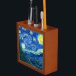 PixDezines van gogh Sternnacht Stifthalter<br><div class="desc">Van Goghs berühmtes Gemälde "The Starry Night". In den 1880er Jahren, als er während seines bleibe am Asyl von Saint Remy bemalt wurde, stellte van Gogh die sanften Hügel und Zypressen dar, die er aus seinem Fenster sah. Digitale Verstärkung durch PixDezines. Copyright © 2008-2016 PixDezines.com™ und PixDezines™ auf zazzle.com. Alle...</div>