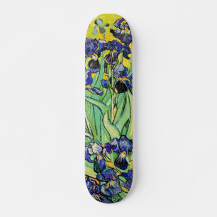 PixDezines van gogh violette Schwertlilien Skateboard