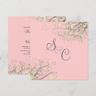 PixDezines VANILLA SWIRLS/DIY HINTERGRUND Einladung