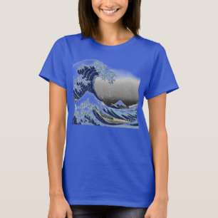 PixDezines Vintag, Great Wave, Hokusai 葛 飾 北 斎 の 神 T-Shirt