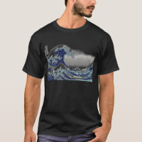 PixDezines Vintag, Great Wave, Hokusai 葛 飾 北 斎 の 神