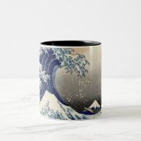 PixDezines Vintag, Great Wave, Hokusai 葛 飾 北 斎 の 神