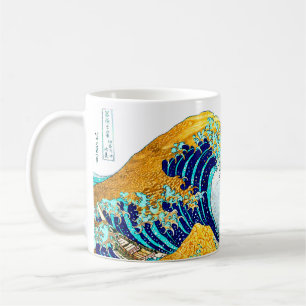 PixDezines Vintag, Große Welle, Hokusai 葛 飾 北 斎 の Tasse