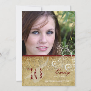 PixDezines Vintag/Grunge/Wirbel/Damask Einladung