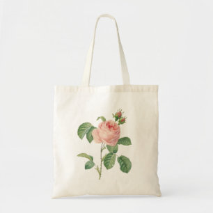 PixDezines Vintag Pink Roses/Redoute Illustration Tragetasche