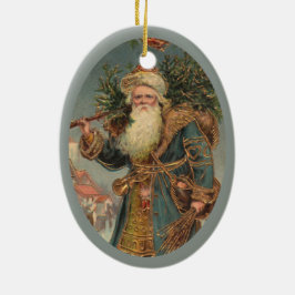 PixDezines Vintag St. Nicholas Keramik Ornament