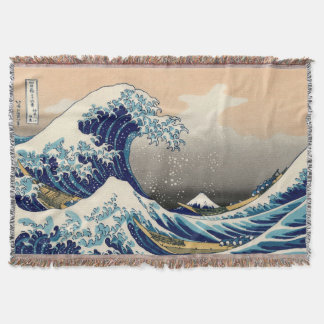 PixDezines Vintage, Große Welle, Hokusai 葛飾北斎の神奈川沖 Decke