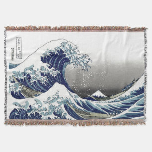 PixDezines Vintage, Große Welle, Hokusai 葛飾北斎の神奈川沖 Decke