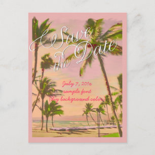 PixDezines//Vintage hawaii Ankündigungspostkarte