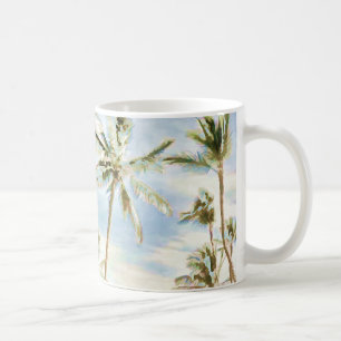 PixDezines Vintage Hawaiian Strand Kaffeetasse
