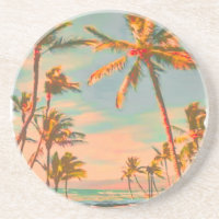 PixDezines Vintage hawaiische Strand-Szene