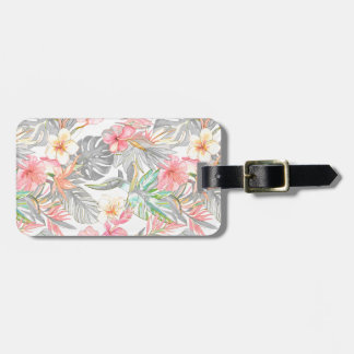 PixDezines Vintage Pastell H2 Hawaii Blumenmuster Gepäckanhänger