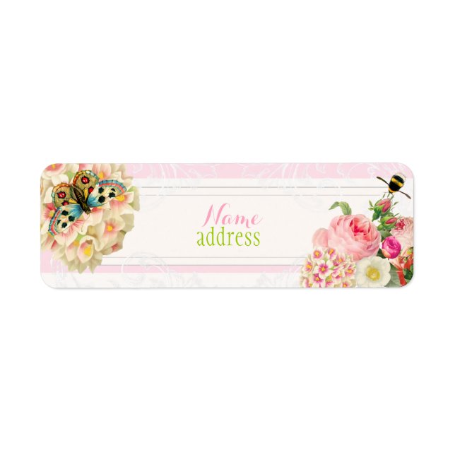 PixDezines-Vintage Rose/DIY-Hintergrund (Vorne)