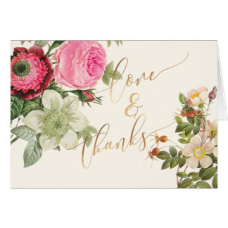 PixDezines Vintage Rose/Redoute/Vielen Dank