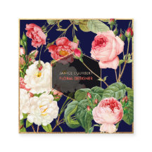PixDezines VINTAGE ROSEN BOTANISCHER DRUCK