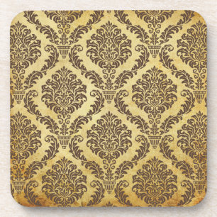 PixDezines vintage Rosette Damask Untersetzer