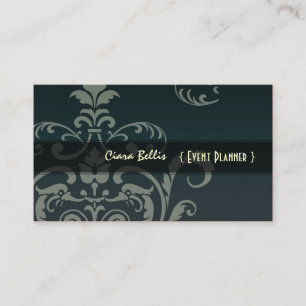 PixDezines Wappen Damask Visitenkarte