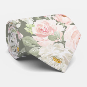 PixDezines Wasserfarbe Blassrosa Rosen DIY Hinterg Krawatte
