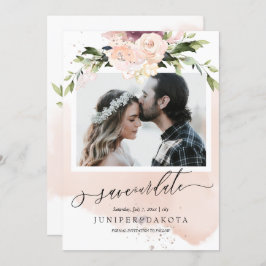 PixDezines Wasserfarbe Rosa Rose Einladung