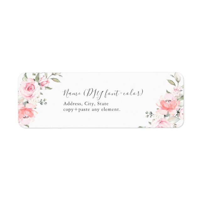 PixDezines Wasserfarbe, Rose blush (Vorne)