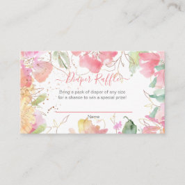 PixDezines Wasserfarbene Süßpferde, Windelwirbel Begleitkarte