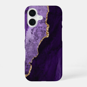PixDezines WATERCOLOR AGATE LILA iPhone-Hülle iPhone 16 Hülle