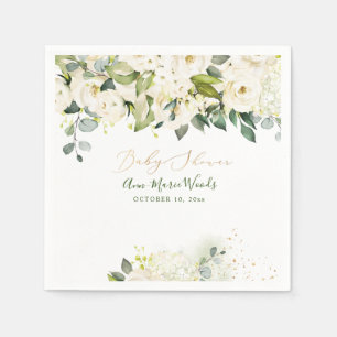 PixDezines Watercolor Alabaster Rose Kinderdusche Serviette