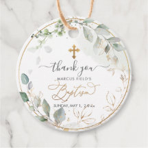 PixDezines Watercolor Gum Eucalyptus WreathBaptism