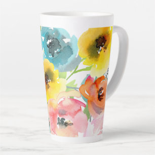 PixDezines Watercolor Sommererbsen Milchtasse