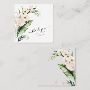 PixDezines Watercolor Tropischer Dschungel Note Ca Mitteilungskarte