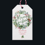 PixDezines WATERCOLOR WINTER CHRISTMAS WREATH Gesc Geschenkanhänger<br><div class="desc">PixDezines Geschenktafeln, Aquarellweiden Weihnachtsfest mit Frohe Weihnachten in modernen und stilvollen Signatur-Script-Schriftart, verbreiten Ihre Freude während dieser Ferienzeit. Klicken Sie auf "Anpassen", um Bilder zu bearbeiten, zu drehen und Text / Monogramm hinzuzufügen. Viel Spaß bei der eigenen Kreation. Untere Hintergrundfarbe, Trimmfarbe, Schriftart und Schriftart. Copyright © 2008-2021 PixDezines™. Alle Rechte...</div>