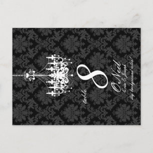 PixDezines Weißer Kronier+DIY Hintergrundfarbe Postkarte