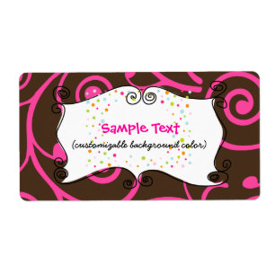 PixDezines Whimsy, rosa Schokolade, Cupcakes