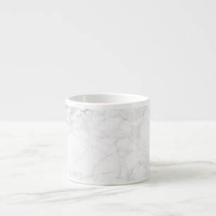 PixDezines WHITE MARBLE Espressotasse