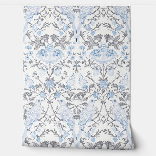 PixDezines William Morris Blue Strawberry Thief Tapete