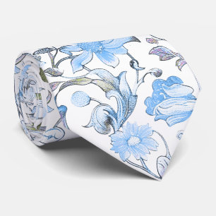 PixDezines William Morris Cornflower Blue DIY Krawatte