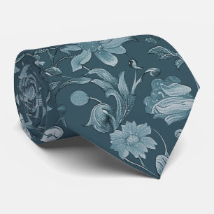 PixDezines William Morris Staubblau DIY Farbe Krawatte