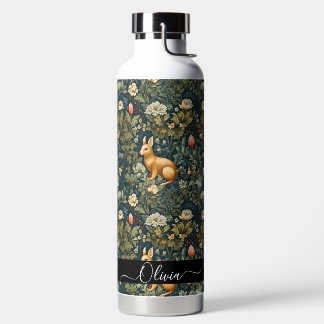 PixDezines William Morris Woodland Trinkflasche