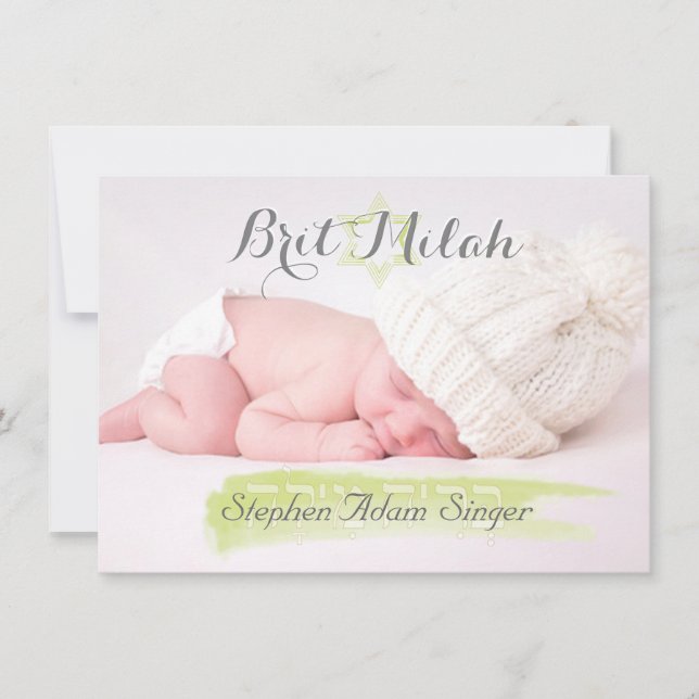 PixDezinesBrit milah/Foto-Rahmen+Sterne/Farbfarbe Einladung (Vorderseite)