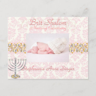 PixDezinesBrit Shalom/Foto-Rahmen+Sterne/Farbton Einladung