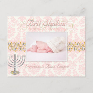 PixDezinesBrit Shalom/Foto-Rahmen+Sterne/Farbton Einladung