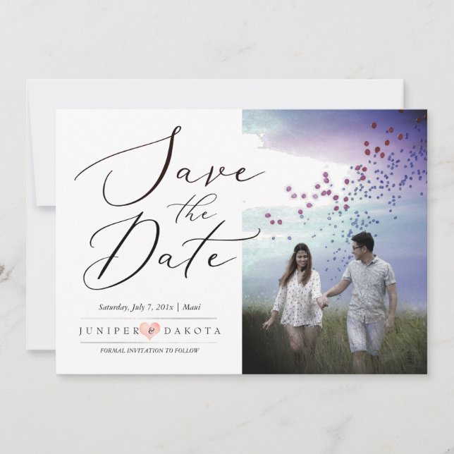 PixDezinesElegant-Kalligraphie-Skript Einladung (Vorderseite)