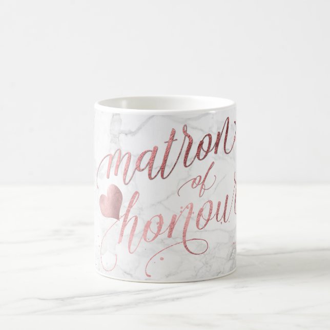 PixDezinesHonor/Imitate Rose Gold+Marmor Kaffeetasse (Mittel)